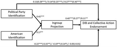 For the good of the party, for the good of the nation: ingroup projection can motivate support for political violence